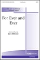 For Ever and Ever SATB choral sheet music cover